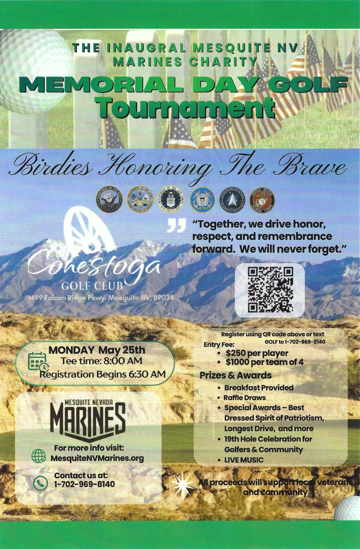 Marine Corp golf tournament